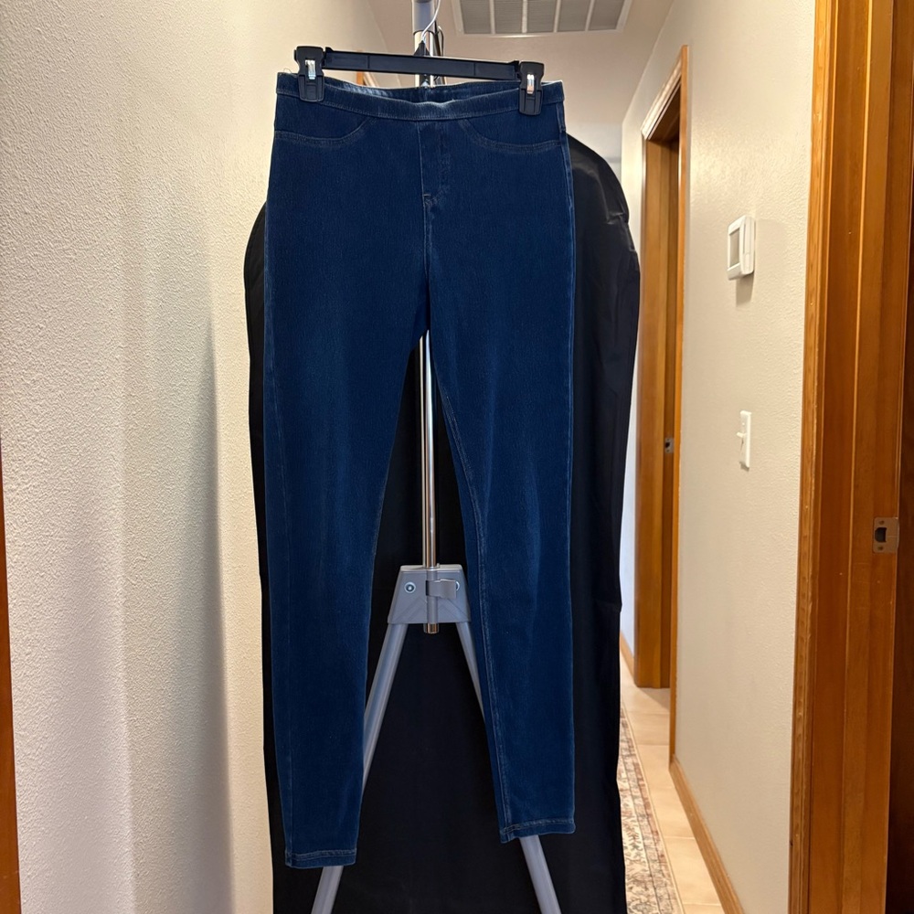 HUE Women's Dark Blue Skinny Leggings